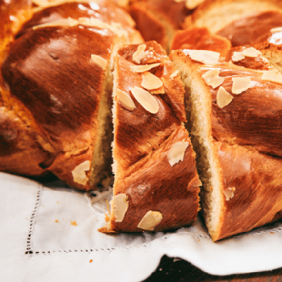 Brioche-like Sweet Bread (aka "Tsoureki")