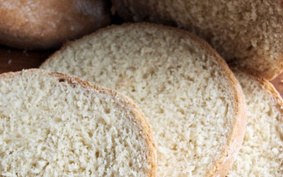 Round-shaped bread loaf