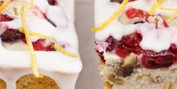 Panettone flavoured cranberry bites