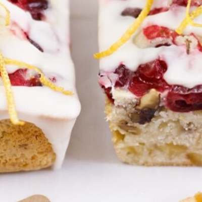 Panettone flavoured cranberry bites