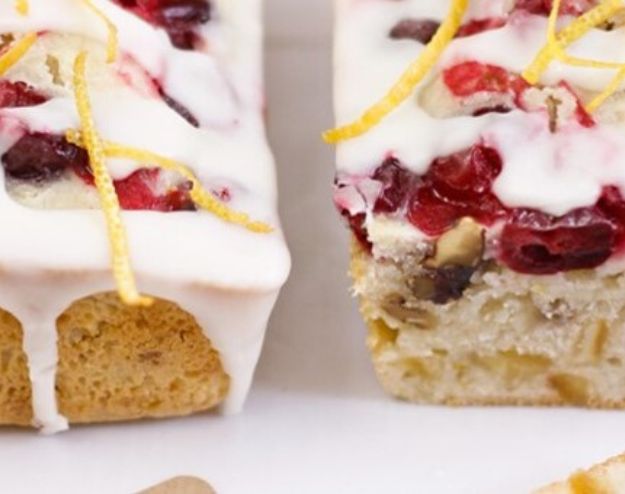 Panettone flavoured cranberry bites — English