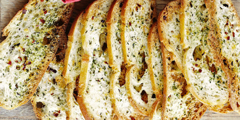 Traditional Italian Ciabatta with olive oil & oregano
