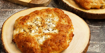 Olive bread and Cheese bread