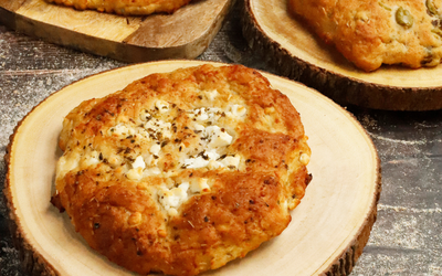 Olive bread and Cheese bread