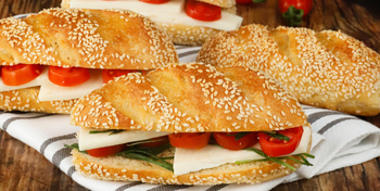 Rustic sandwich rolls