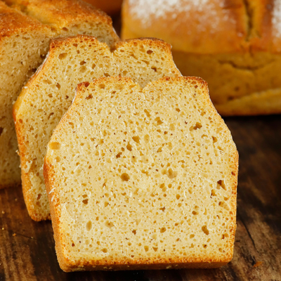 Bread in a loaf pan