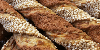 Stuffed Puff Pastry Corn Twists