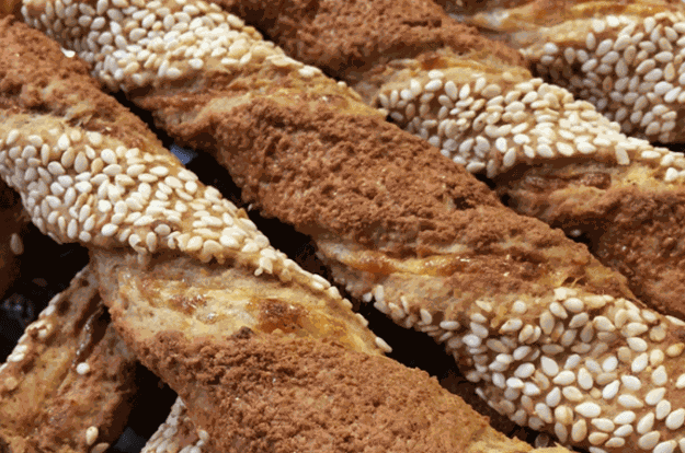 Stuffed Puff Pastry Corn Twists — English