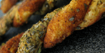 Spicy Puff Pastry Corn Twists