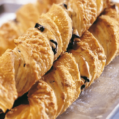 Puff Pastry Corn Twists