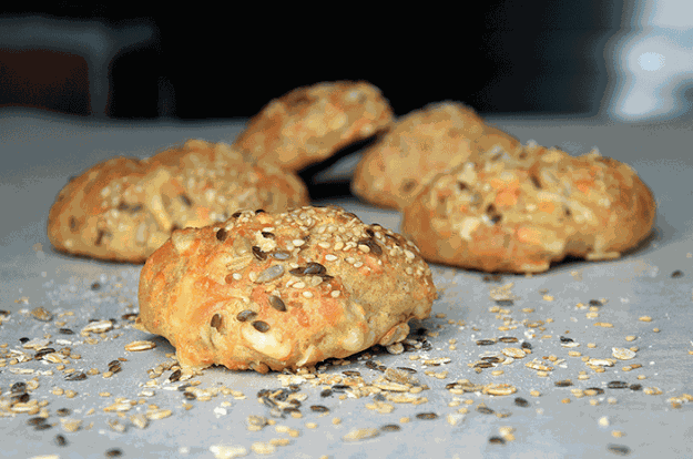 Multigrain Stuffed Buns — English