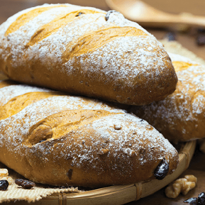 Multigrain Sweet Buns with Cranberries and White Chocolate