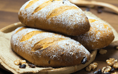 Multigrain Sweet Buns with Cranberries and White Chocolate