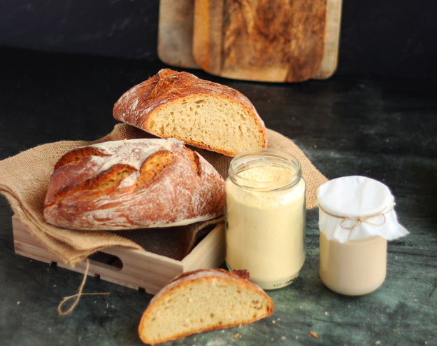 Slow fermentation ambient raised bread — English