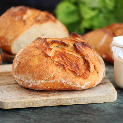 Slow fermentation cool raised bread