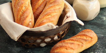 Bread with stone mill flour