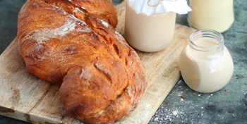Bread with rustique characteristics
