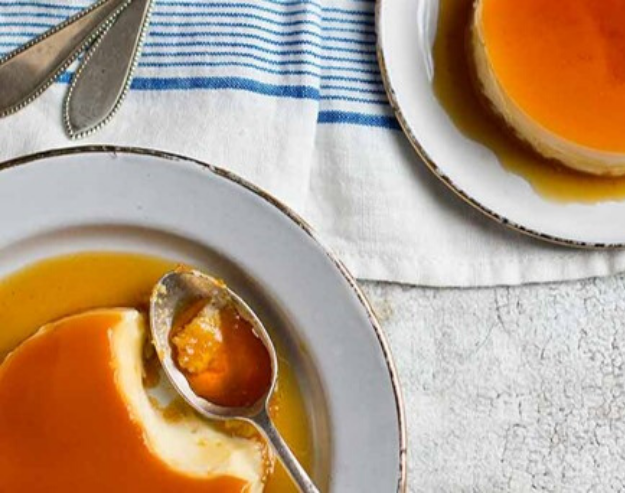 Crème caramel — English