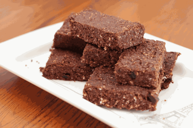 Plum Brownies — English