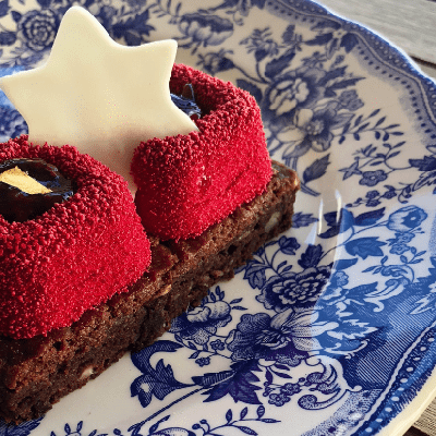 Forest fruit Brownie