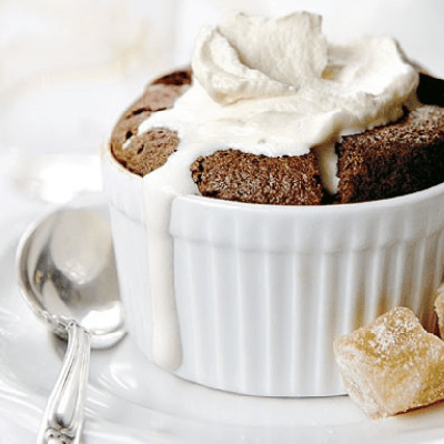 Chilled Chocolate Soufflé (more dense texture)