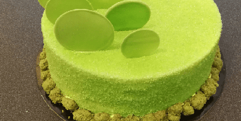 Matcha Tea Layered Cake