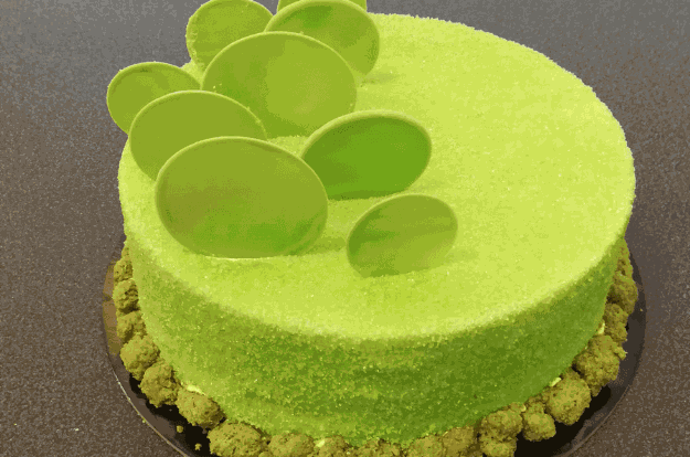 Matcha Tea Layered Cake — English
