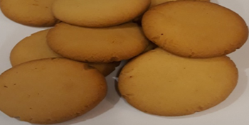 Cookies with lemon aroma