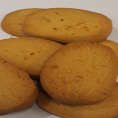 Cookies with orange aroma