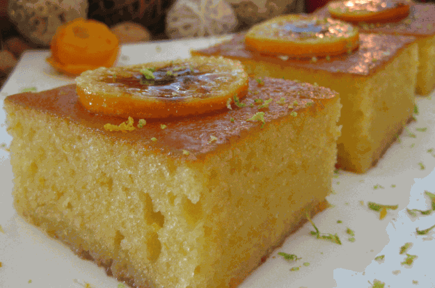 Orange Traybake — English