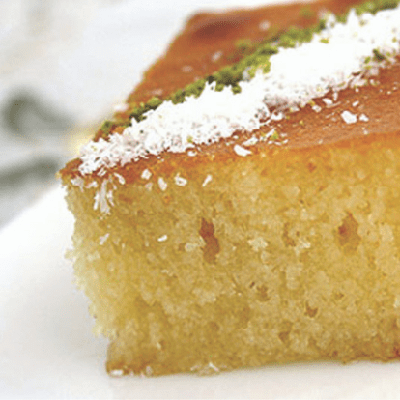 Semolina Coconut Traybake