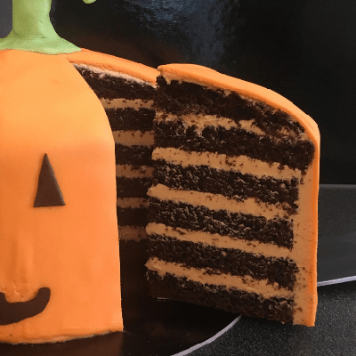 Halloween Layered Cake