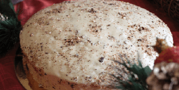 Traditional New Year’s Cake with Cinnamon & Walnuts