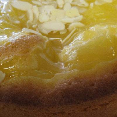 Lemon jelly & Almond Cake