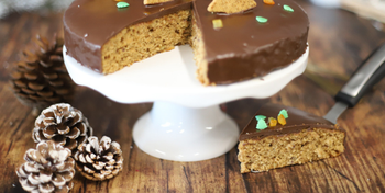 Christmas cake with wholewheat flour