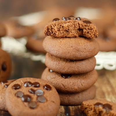 Crunchy chocolate cookies zero