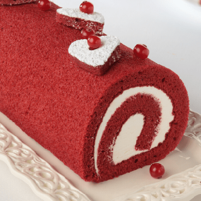 Red Velvet Log
