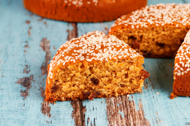 Vegan raisin cake — English
