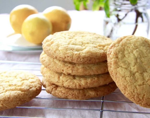 Soft lemon cookies — English