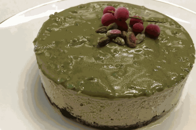 Pistacchio Egina Tart — English