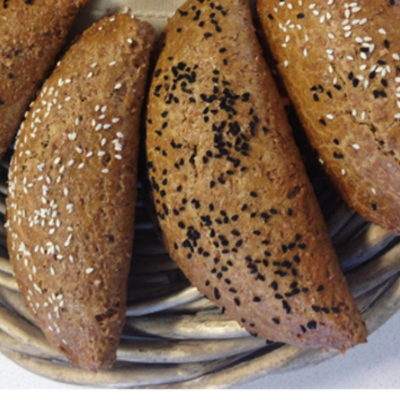 Wholemeal shortcrust snacks
