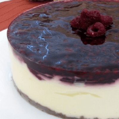 Cold process cheesecake