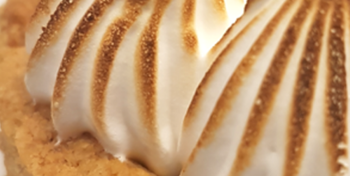 Lemon tart with cream cheese